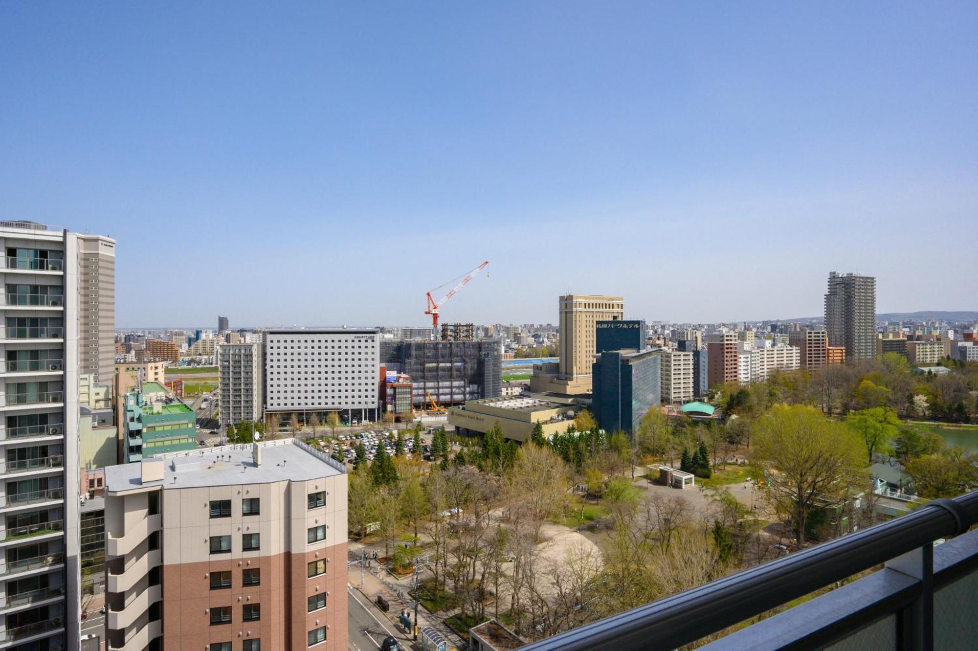 Nakajima Park Stay Ams Tower Nakajima 18F Sapporo Exterior photo